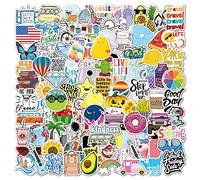Adesivi 100 Pezzi, Graffiti Aesthetic Stickers Impermeabili per Laptop Guitare Album Scrapbooking Skateboard Valigie Casco
