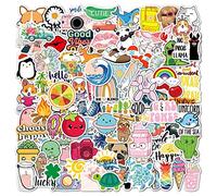 Adesivi,100 pezzi,simpatici adesivi a cartoni animati per bottiglie d'acqua, skateboard, kawaii adesivi divertenti