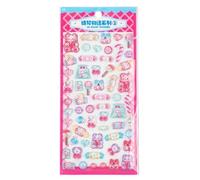 Adesivi 3D - Adesivo a tema alimentare, divertente, e trasparente, adesivi per scrapbooking, per bambini, adulti, scuola, rivista, agenda giornaliera per telefono, bagagli, bottiglia d'acqua