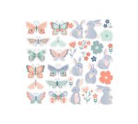 Adesivi 3D - ARTEMIO - Conigli e Farfalle - Multicolore - Mix - A partire da 3 anni