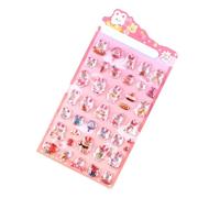 Adesivi 3D Carini Decalcomanie Estetiche Uccelli e Conigli, Adesivi Animali Coniglio, Per Agenda Cellulare Bottiglia di Acqua Pianificatore Diario Notebook Notebook Notebook