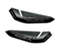 Adesivi 3D compatibili con Benelli TRK 502 X 2020-2026 Protezioni Paramani Metal