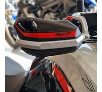 Adesivi 3D compatibili con Benelli TRK 702X 2023 Protezione Paramani Rosso