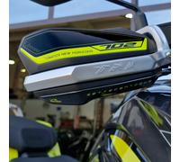 Adesivi 3D compatibili con Benelli TRK 702X 2023 Protezioni Paramani Giallo Fluo