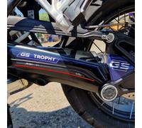 Resin Bike Adesivi Moto Compatibile con Bmw R 1250 GS - GS Adventure Trophy 2021-2023. Protezione Cardano Forcellone da Urti e Graffi. Adesivi Resinati con Effetto 3D