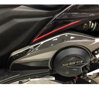Adesivi 3D compatibili con Kymco AK 550 2017-2026 Laterali Serbatoio Sx