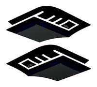 Adesivi 3D compatibili con Suzuki V-strom 650 2017-2023 Blu Laterali Serbatoio