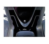 Resin Bike Adesivi Scooter Compatibile con Yamaha Tmax 500 2008-2011. Protezione Pedana Centrale Maxiscooter da Urti e Graffi. Adesivo 3D Resinato - Nero