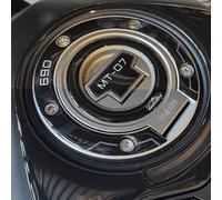 Adesivi 3D compatibili con Yamaha Mt-07 2021-2024 Protezioni Tappo Serbatoio