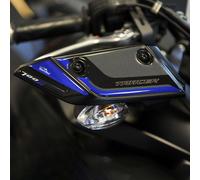 Adesivi 3D compatibili con Yamaha Tracer 700 2016 2020 Protezione Paramani Blu