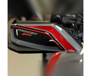 Adesivi 3D compatibili con Yamaha Tracer 900 2018 2020 Protezioni Paramani Rosso