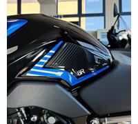Adesivi 3D compatibili Suzuki GSX 8R 2024-2026 Blu Protezioni Laterali Serbatoio