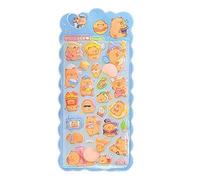 Adesivi 3D - Decalcomanie 3D morbide e divertenti con capybara per bambini, adesivi a forma di animali in stile cartone animato, per quaderni, astucci, tablet, tazze d'acqua, scuole prescolari, aule