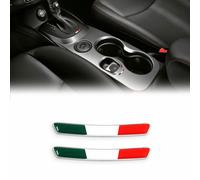 Adesivi 3D Italia per Leva Cambio 500X Sport, Set da 2