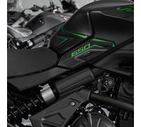 Adesivi 3d moto Laterali Serbatoio compatibili Kawasaki Versys 650 2024 Verde