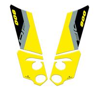 Adesivi 3d moto Parafango Parasteli Suzuki V Strom 800 DE Verde Lisbona compatib