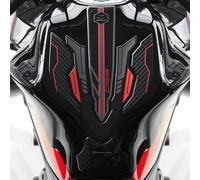 Adesivi 3d moto Paraserbatoio Serbatoio compatibili Kawasaki Z 650 2024 Rosso