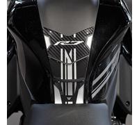 Adesivi 3d moto Paraserbatoio Serbatoio compatibili Yamaha R7 2021 2024 Black