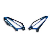 Adesivi 3d moto Protezioni Battitacco compatibili Yamaha R7 2021 2024 Icon Blue