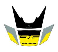 Adesivi 3d moto Puntale per Suzuki V Strom 800 DE 2025 Verde Lisbona compatibili