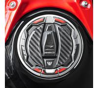 Adesivi 3d moto Tappo Benzina Serbatoio compatibili Kawasaki Z 650 2024 Rosso