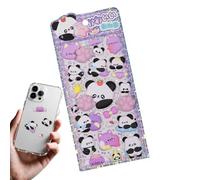 Adesivi 3D Panda 21,9x9,5cm - Sticker Puffy Animali, Decorazioni Creative Fai-da-Te | Bambini Ragazzi Ragazze Diario DIY Laptop Telefono Festa Ricompensa Scuola