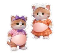 Adesivi 3D per bambini, 2 adesivi sensoriali per ventre morbida, adesivi 3D a forma di cartone animato, per scrapbooking, diari, adolescenti, ragazzi, ragazze, studenti, bottiglia d'acqua per laptop