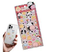 Adesivi 3D per bambini, adesivi estetici a forma di panda - decalcomanie a forma di animali, per custodia del telefono, quaderno, diario, computer portatile, artigianato, scrapbooking