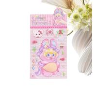 Adesivi 3D Per Bambini - Decalcomania Morbida Da Laptop Con Tema Ragazza Dolce E Stile Belly,Adesivi Decorativi per Borraccia | Per Bambini e Adulti Diario Agenda Ricompense Decorazione Astuccio