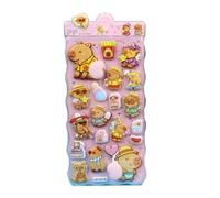 Adesivi 3D Per Bambini | PVC Giocattoli Cartoon Rimovibili Divertenti,Adesivi A Bolle Scrapbook Dei Lavoretti Custodia Telefono Computer Quaderno Compleanno Natale Casa Scuola