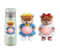 Adesivi 3D per Bambini, Set da 2 Pezzi, Divertenti Adesivi Decorativi, Materiale Morbido e Durevole con Design, Opzione Adatta per Bambini, M