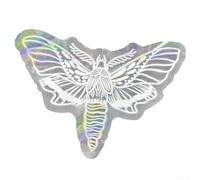 Adesivi 3D per effetto arcobaleno, acchiappasole, pellicola in PVC per una bella decorazione della finestra (F)