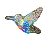 Adesivi 3D per effetto arcobaleno, acchiappasole, pellicola in PVC per una bella decorazione per finestre (M)