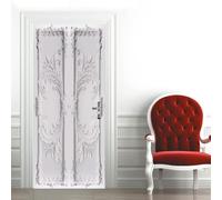 Adesivi 3D per Porta 77 x 200 cm Modello bianco Fotomurali Autoadesivi Per Porte In Vinile, Impermeabile Carta da Parati Soggiorno Cucina Camerette Art Applique Poster