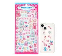 Adesivi 3D Per Scrapbooking | Decalcomanie Alimentari Trasparenti E Divertenti | Adesivi per Scrapbooking,Per Bambini E Adulti Scuola Diario Agenda Diario Telefono Bagaglio Bottiglia D'Acqua Laptop