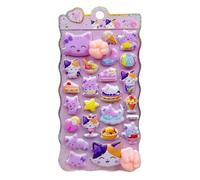 Adesivi 3D per | vari adesivi estetici | mini adesivi 3D | giocattoli per bambini e servire come attività adatta per gli studenti, scrapbooking, L