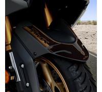 Resin Bike Adesivi Scooter Compatibile con Yamaha Tmax 530 2015 2016. Protezione Parafango da Urti e Graffi. Adesivo 3D Resinato - Effetto Carbonio Grafica Oro