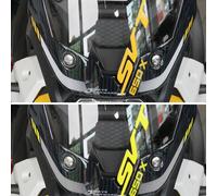 Adesivi 3D Protezioni Frontali Cupolino moto compatibili con QJ Motor SVT 650 X