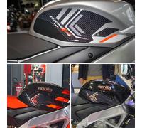 Adesivi 3D Protezioni Laterali serbatoio moto compatibili con Aprilia Tuono V4
