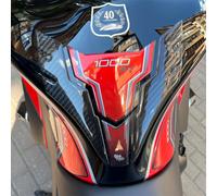 Adesivi 3D Protezioni Tank Pad Compatibili con Kawasaki Ninja 1000 SX 2024 RED