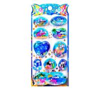 Adesivi 3D Puff per bambini, in PVC Mini autoadesivi per animali, 3D Bubble Foam Sticker per planners Journals Laptops Phone Water Bottle Pen Case Teacher Reward Notebook Scrapbooking Camera