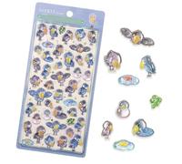 Adesivi 3D Puff Per Bambini | Mini Adorabili Decalcomanie Corvo Animale | Adesivi 3D In Rilievo - Per Taccuino Fotocamera Agende Diari Laptop Custodie Per Telefono Borraccia Astuccio Per Penne