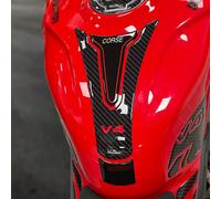 Resin Bike Adesivi Moto Compatibile con Ducati Panigale V4 e V4S 2018 2022. Protezione Paraserbatoio Moto da Urti e Graffi. Adesivo 3D Resinato - Made in Italy