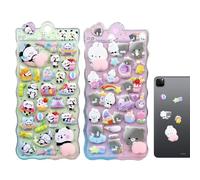 Adesivi 3D | Stickers Animali Per Decorazioni - 2 Fogli Decalcomanie per Journaling,Per Taccuino Scrapbooking Diario Laptop Artigianato Bambini Ragazzi Ragazze Festa Regali Premi