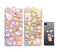 Adesivi 3D - Stickers Animali Per Decorazioni - 2 Fogli Di Adesivi Decorativi,Per Scrapbooking Custodia Telefono Taccuino Laptop Ragazzi Ragazze Party Favoriti Premi Classe