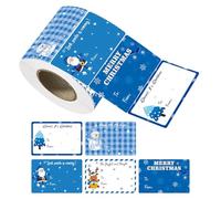 Adesivi - 400 x Christmas Craft Paper Stickers - Adesivi - Holiday Present Labels 7,5 x 5 cm per feste di compleanno Wedding - Tags - Name Tags
