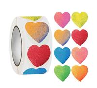 Adesivi a Forma di Cuore 500 Pezzi Di Etichette A Forma Di Cuore
