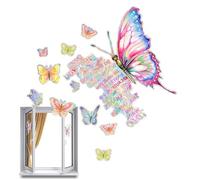 Adesivi a forma di farfalla per pareti - Adesivi da parete impermeabili in PVC colorato | Decalcomanie da parete rimovibili, per artisti