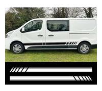 Adesivi a strisce per portiere auto, per Renault Trafic 3 per 2, per Fiat Talento, per Nissan NV300, per Vauxhall Vivaro, accessori in vinile per camper