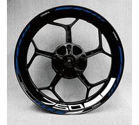 Adesivi a Strisce Un Set Completo di Cerchi da 17 Pollici per Motocicletta Ruota Adesivo Cerchio per Kawasaki Z 750 Z750 (Color : K)